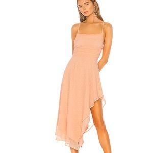NBD Yvonne Midi Dress in peach 🧡